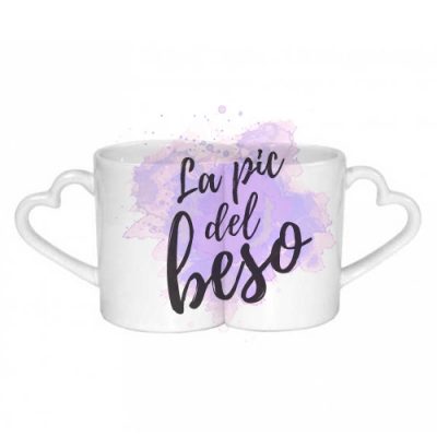 Taza pareja asa de corazón (11 oz.)